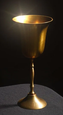 BRASS GOBLET Un-gimmicked