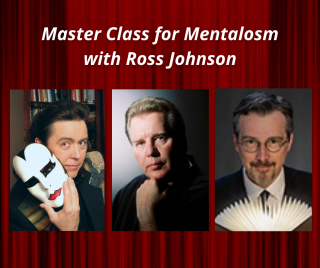 Master Class for Mentalism, 2022 - LIVE IN LAS VEGAS.  SOLD OUT. To get on the waiting list email Abigail: abbimcb@gmail.com